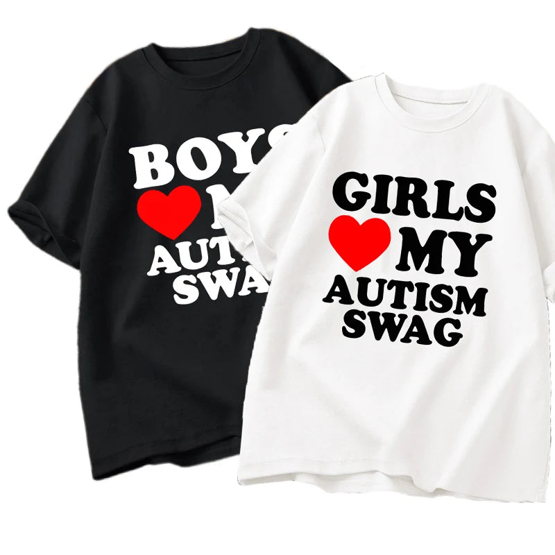 Boys Love My Autism Swag T-Shirt
