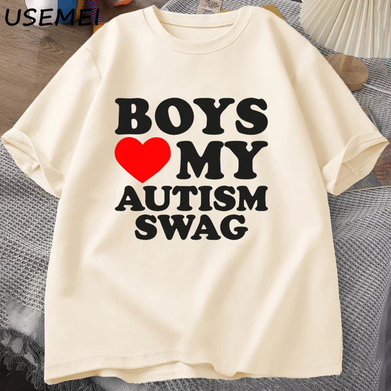 Girls Love My Autism Swag T-Shirt GOOD