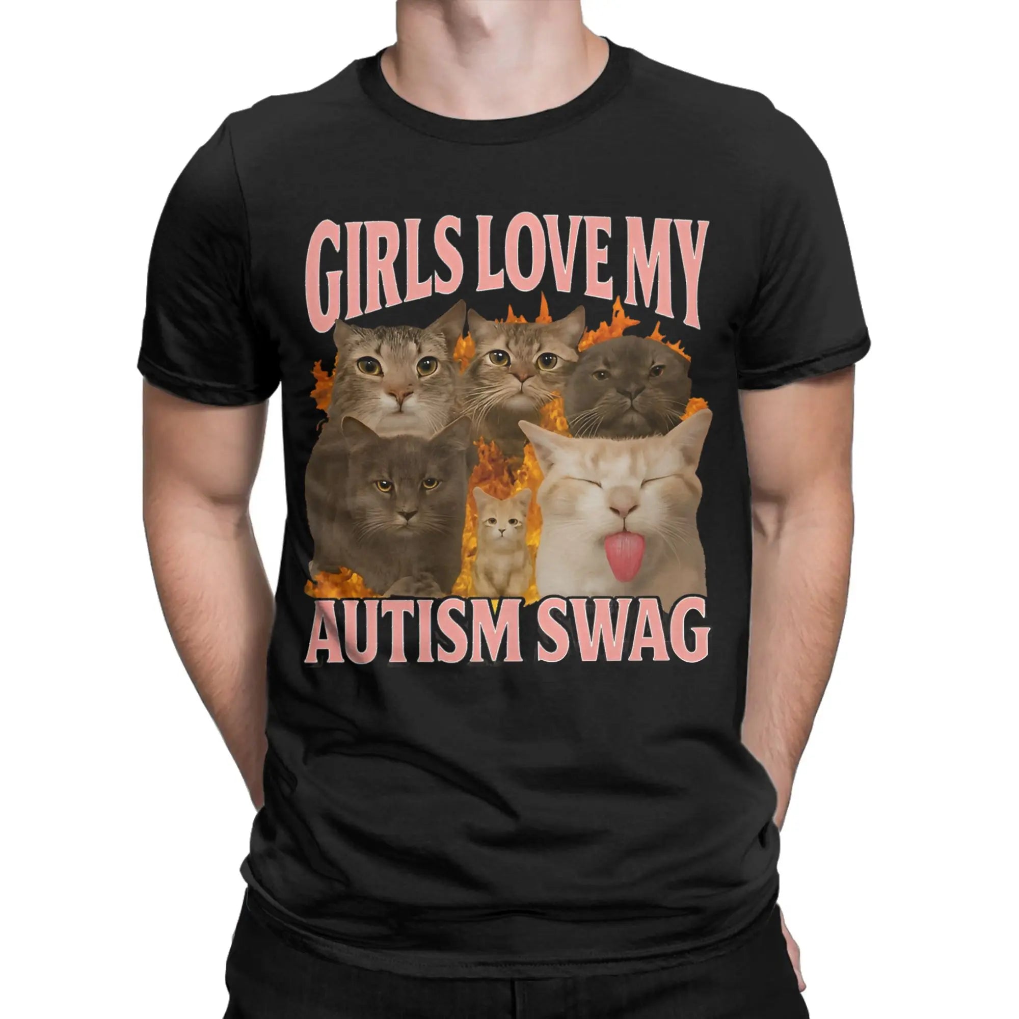Funny Cat Autism T-Shirt