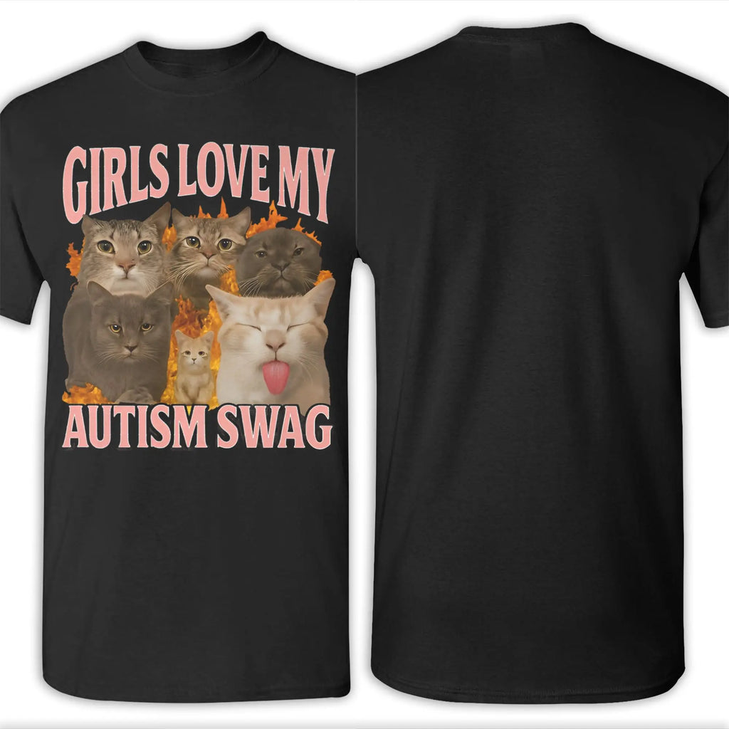 Funny Cat Autism T-Shirt