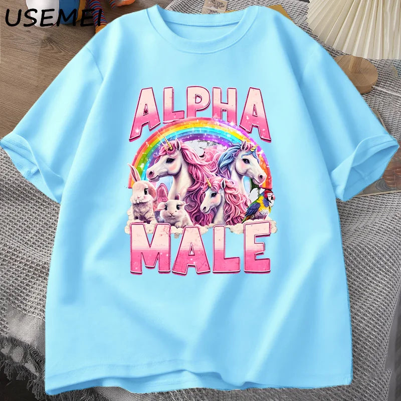 Alpha Male unicorn T-shirt