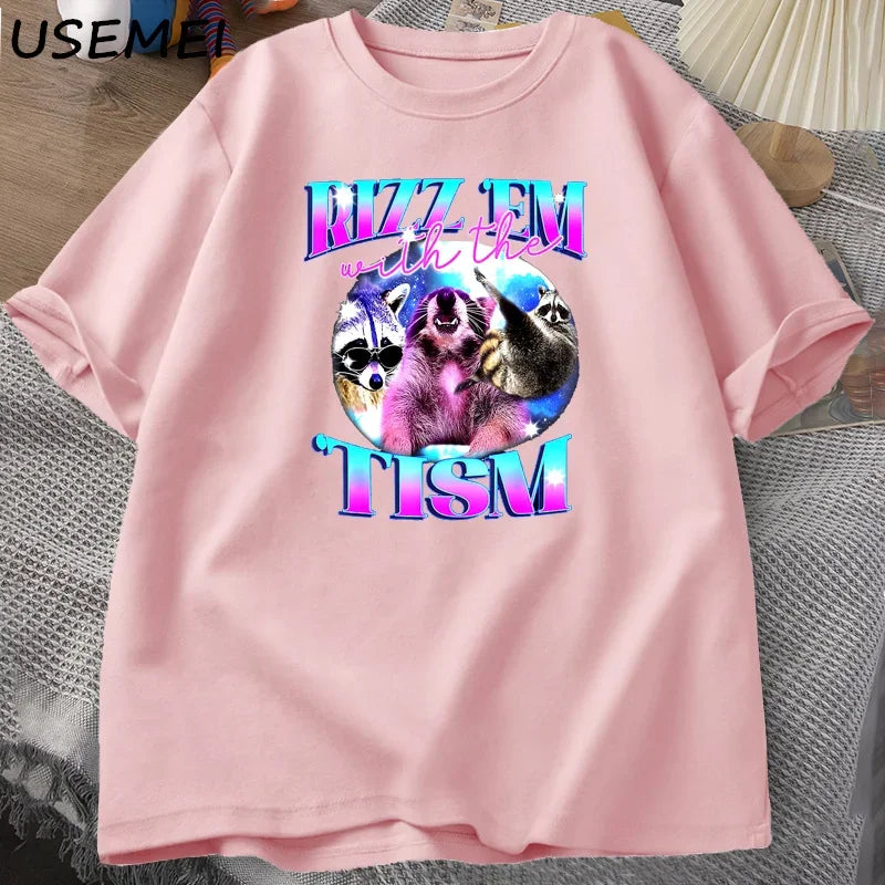 Rizz Em with The Tism T-Shirt