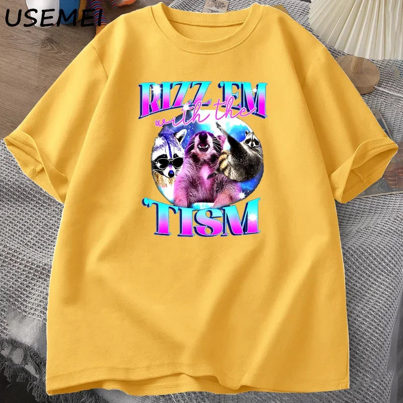 Rizz Em with The Tism T-Shirt