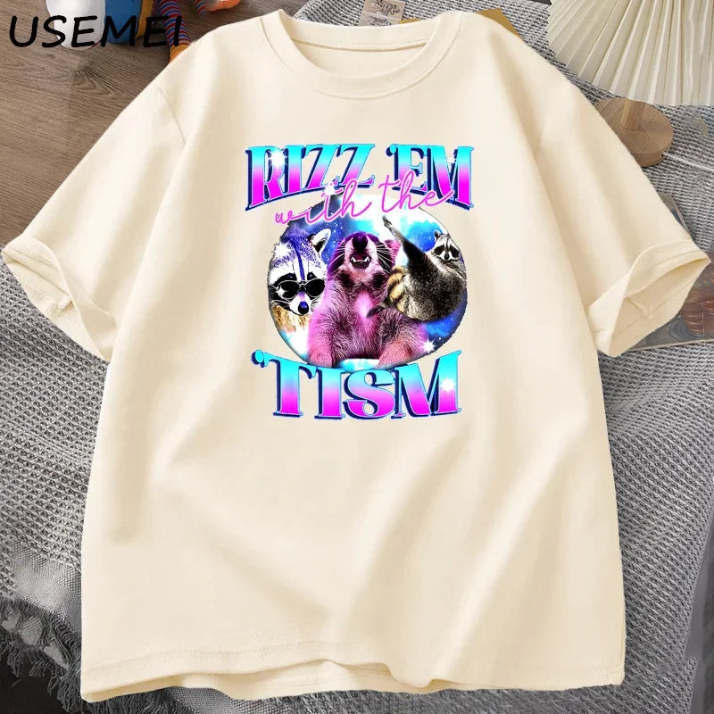 Rizz Em with The Tism T-Shirt