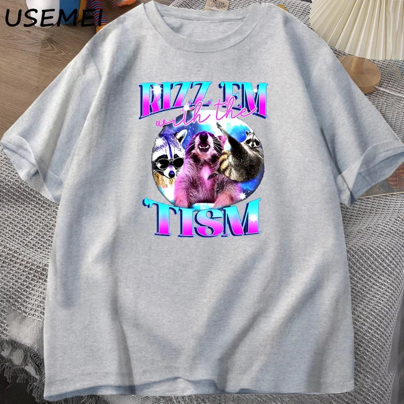 Rizz Em with The Tism T-Shirt
