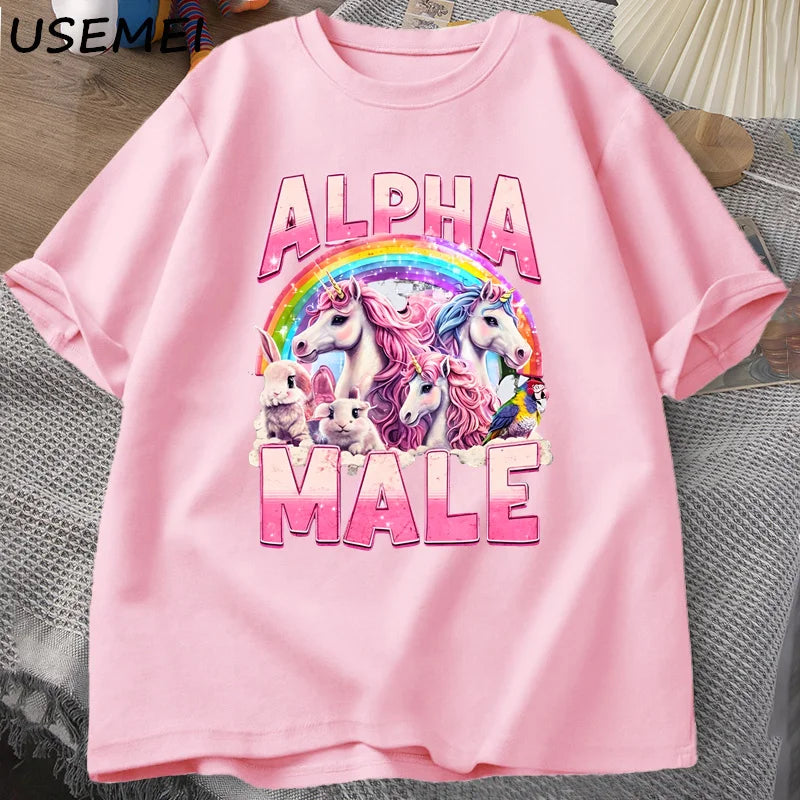 Alpha Male unicorn T-shirt