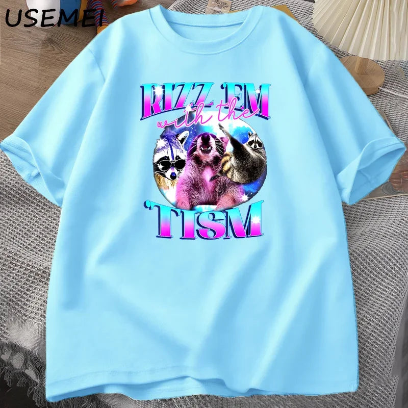 Rizz Em with The Tism T-Shirt