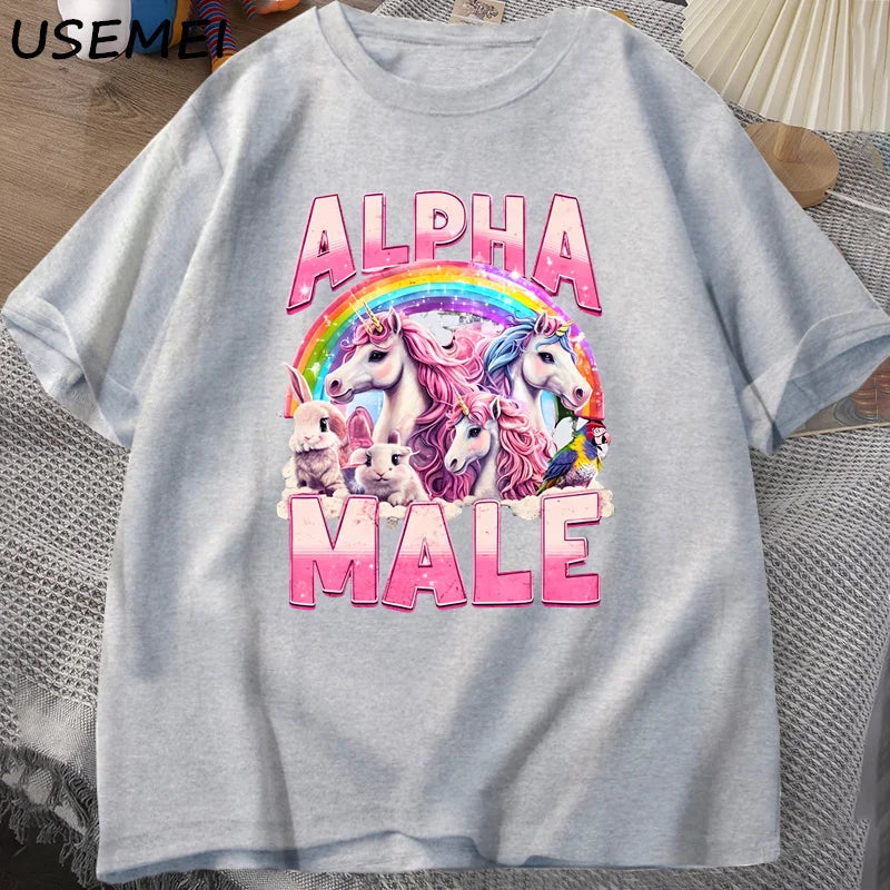 Alpha Male unicorn T-shirt