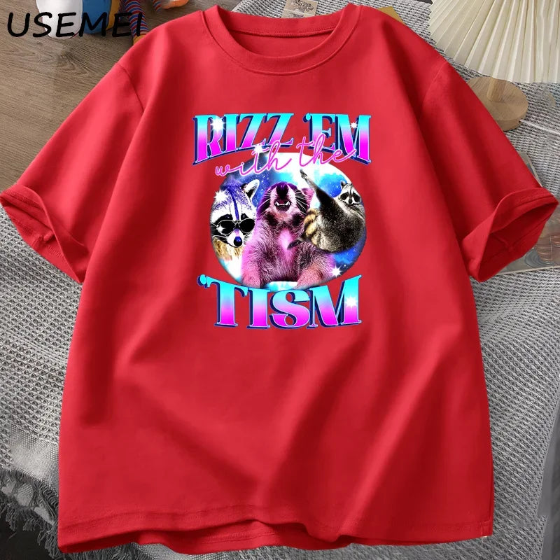 Rizz Em with The Tism T-Shirt