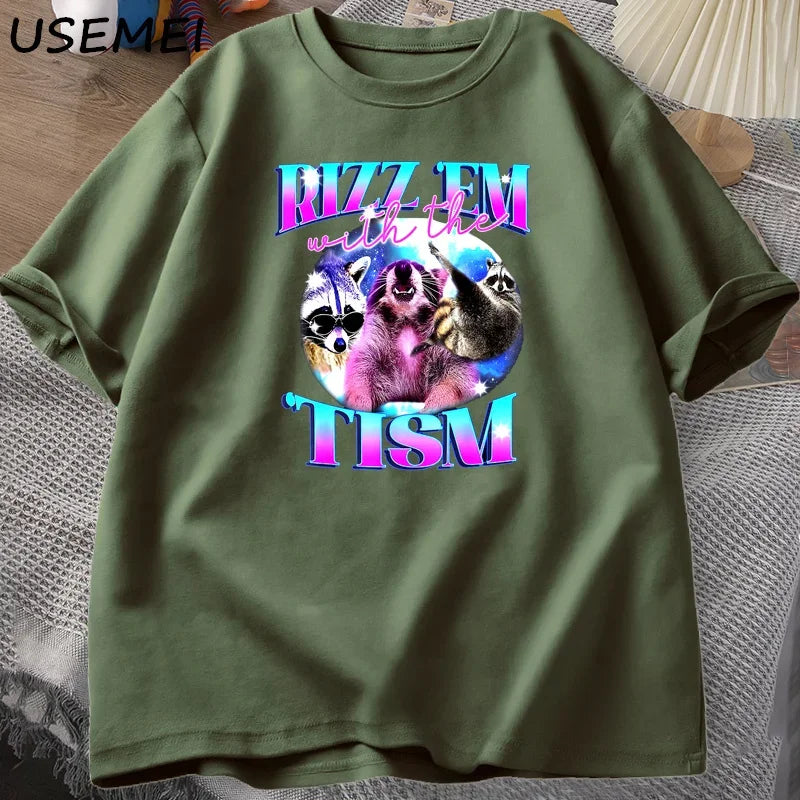 Rizz Em with The Tism T-Shirt
